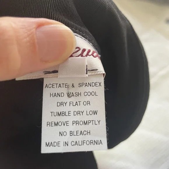 Vintage Geneva Sleeveless Glitter Top Stretch High Slit Mandarin Collar Small - Picture 16 of 16